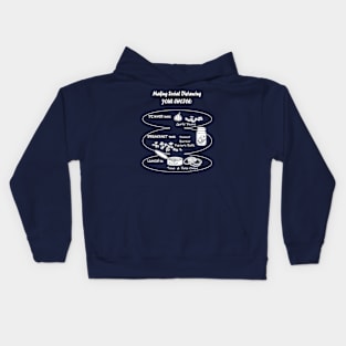 Making Social Distancing YOUR CHOICE (on darks) Kids Hoodie